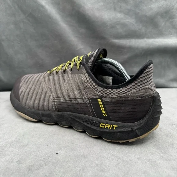 Brooks PureGrit 8 Men’s Trail Running Shoes Size 12 Black/Gray - Picture 6 of 15